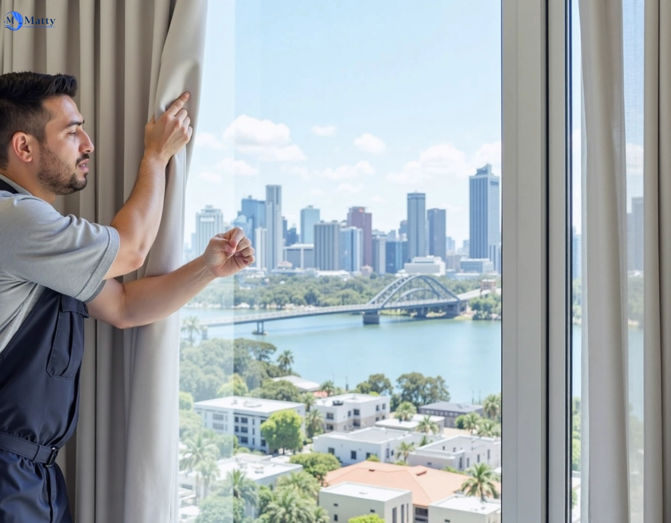 Professional curtain steam cleaning service st-pauls-nsw QLD by Matty Curtain Cleaning